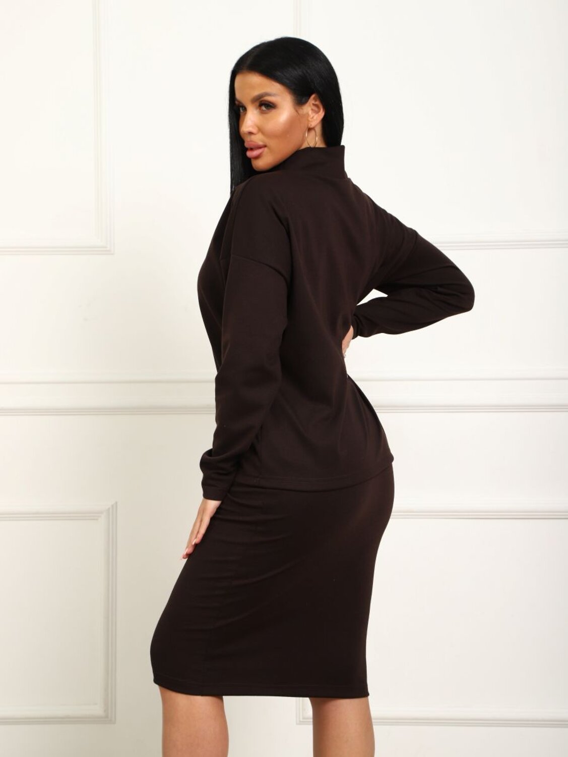 Натали Костюм 577216 20690 темно-коричневый