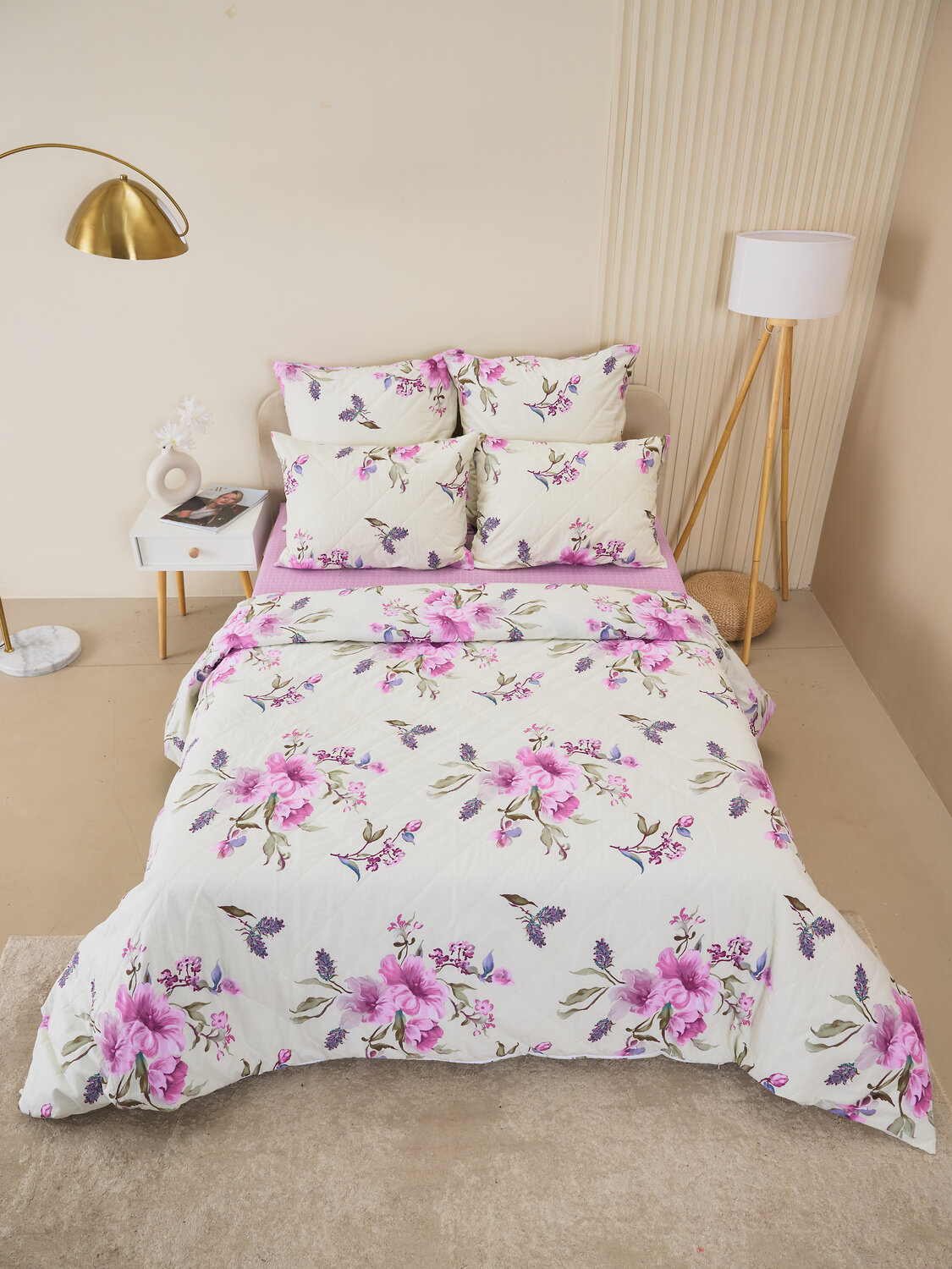 Текс-плюс КПБ Общий 577223 00-00246412 лето из поплина с простыней на резинке - Джина