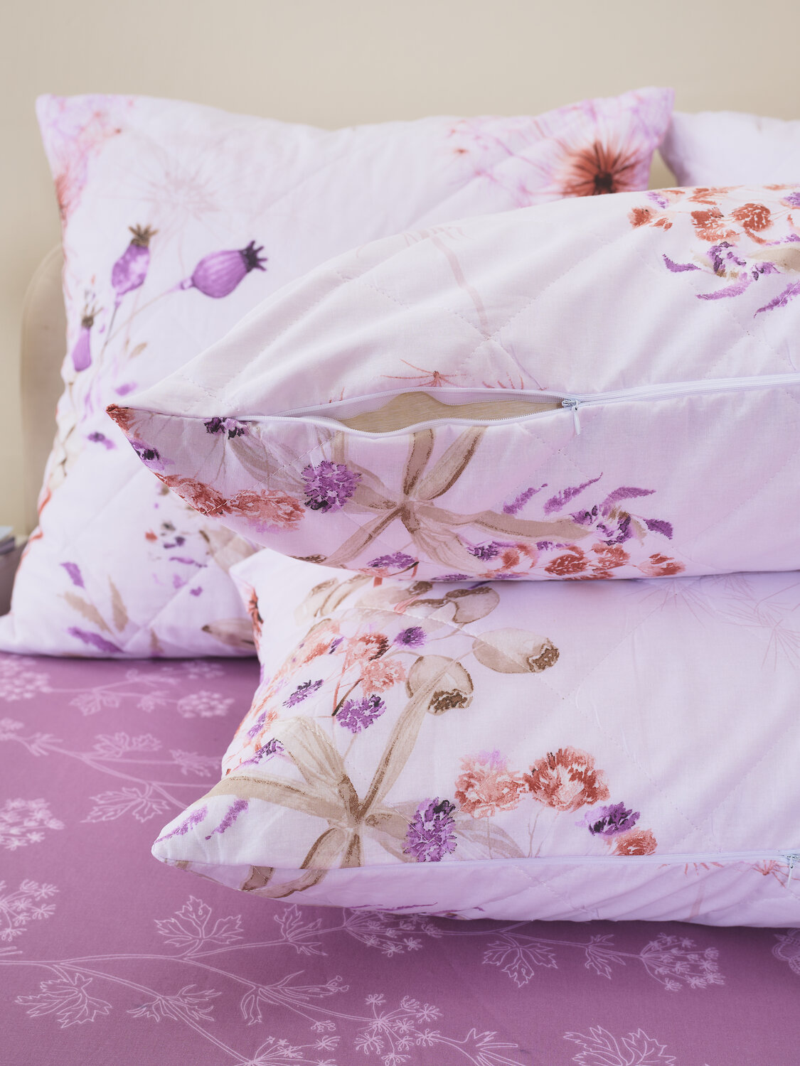 Текс-плюс КПБ Общий 577224 00-00246412 лето из поплина с простыней на резинке - Виталина