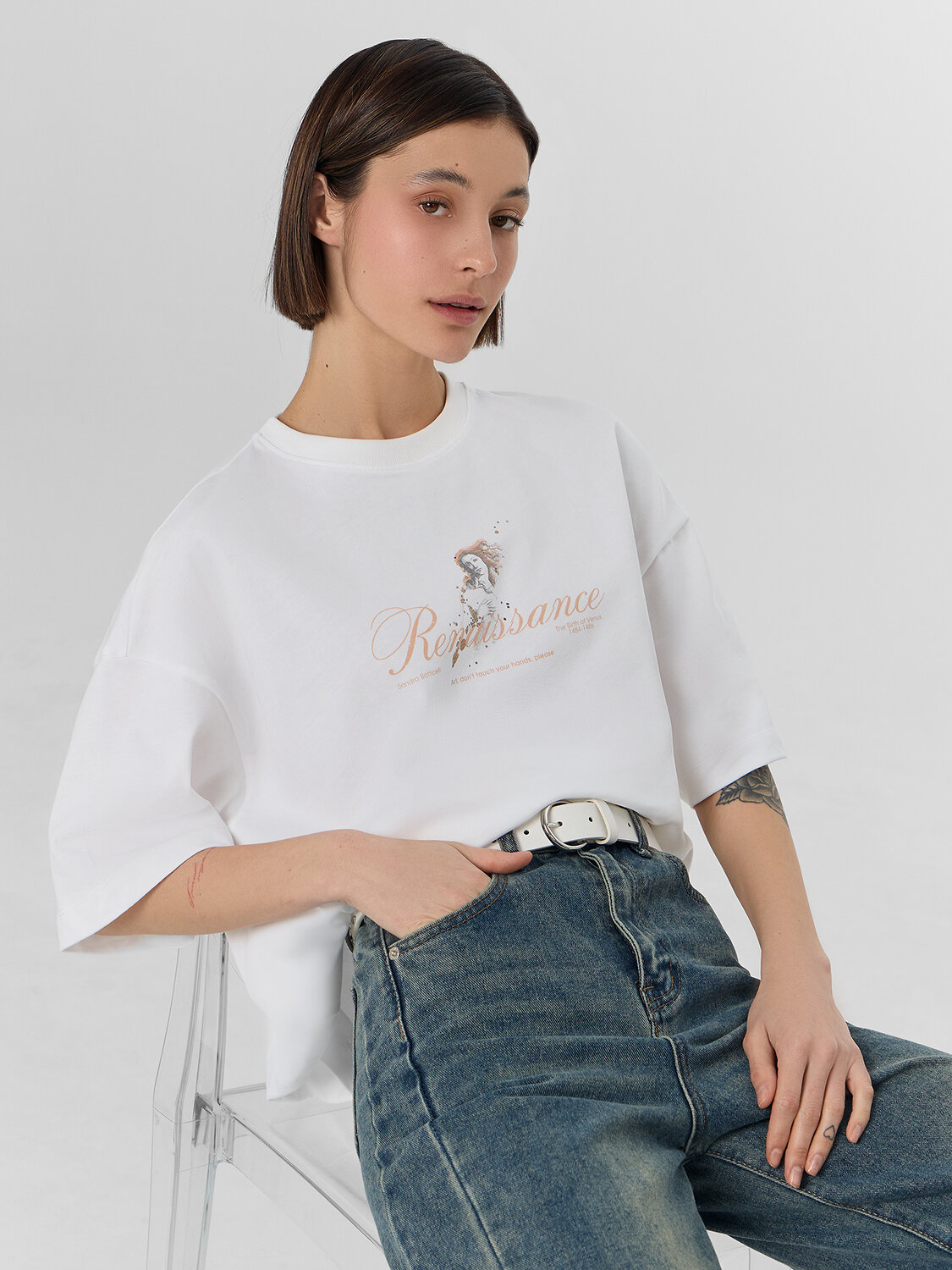 MARK FORMELLE Футболка 577244 112953 белый +печать