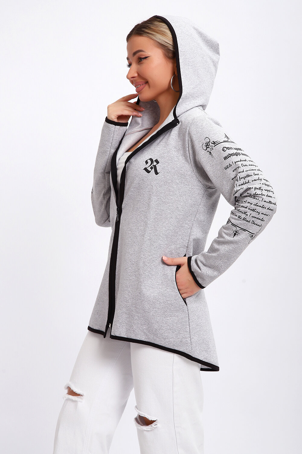 Натали Туника 577306 85036 серый