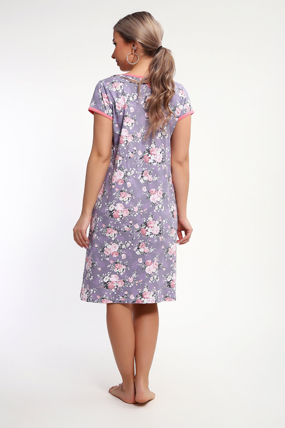 Натали Халат 577308 85037 серый