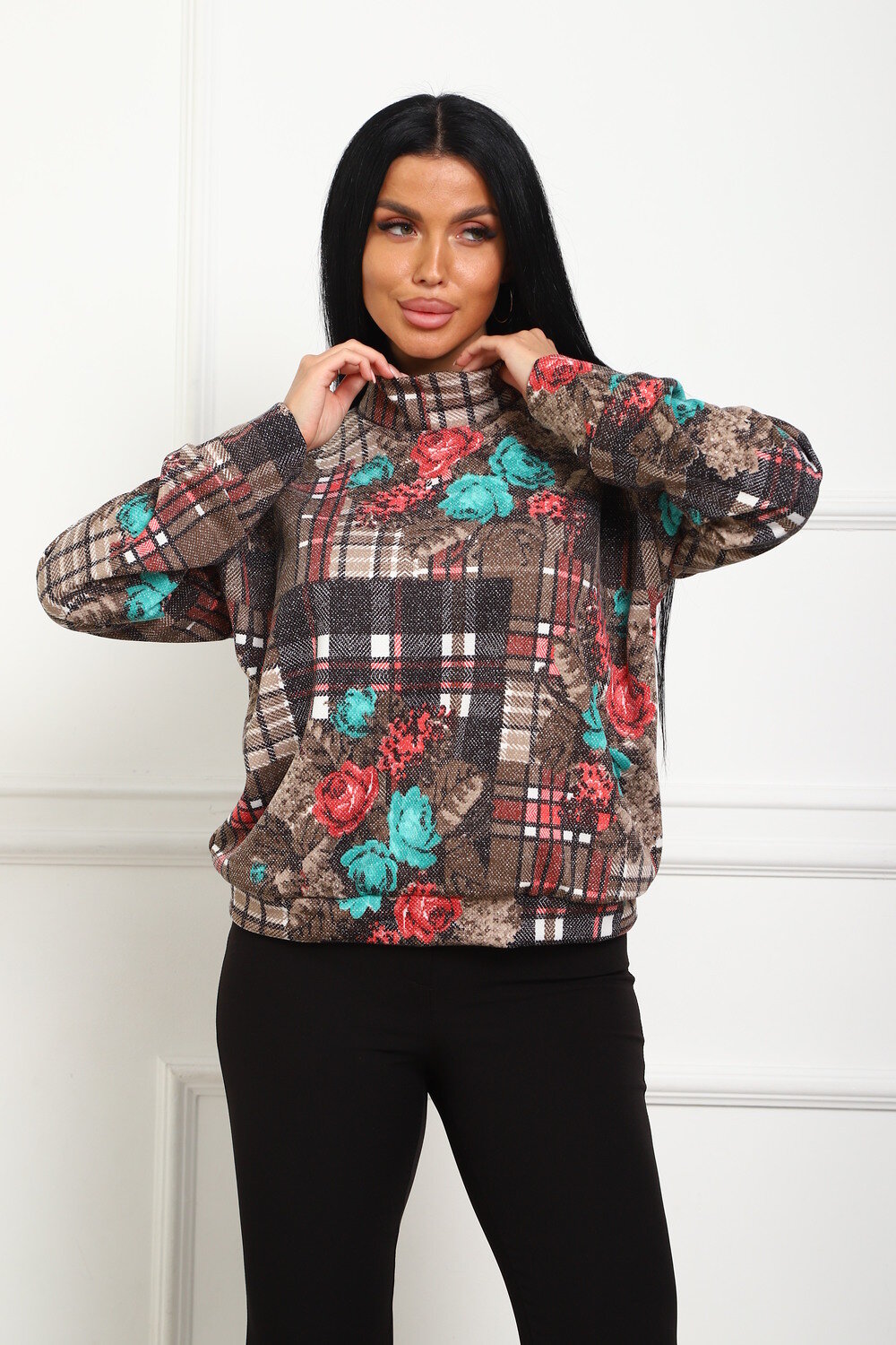 Натали Джемпер 577309 20689 коричневый