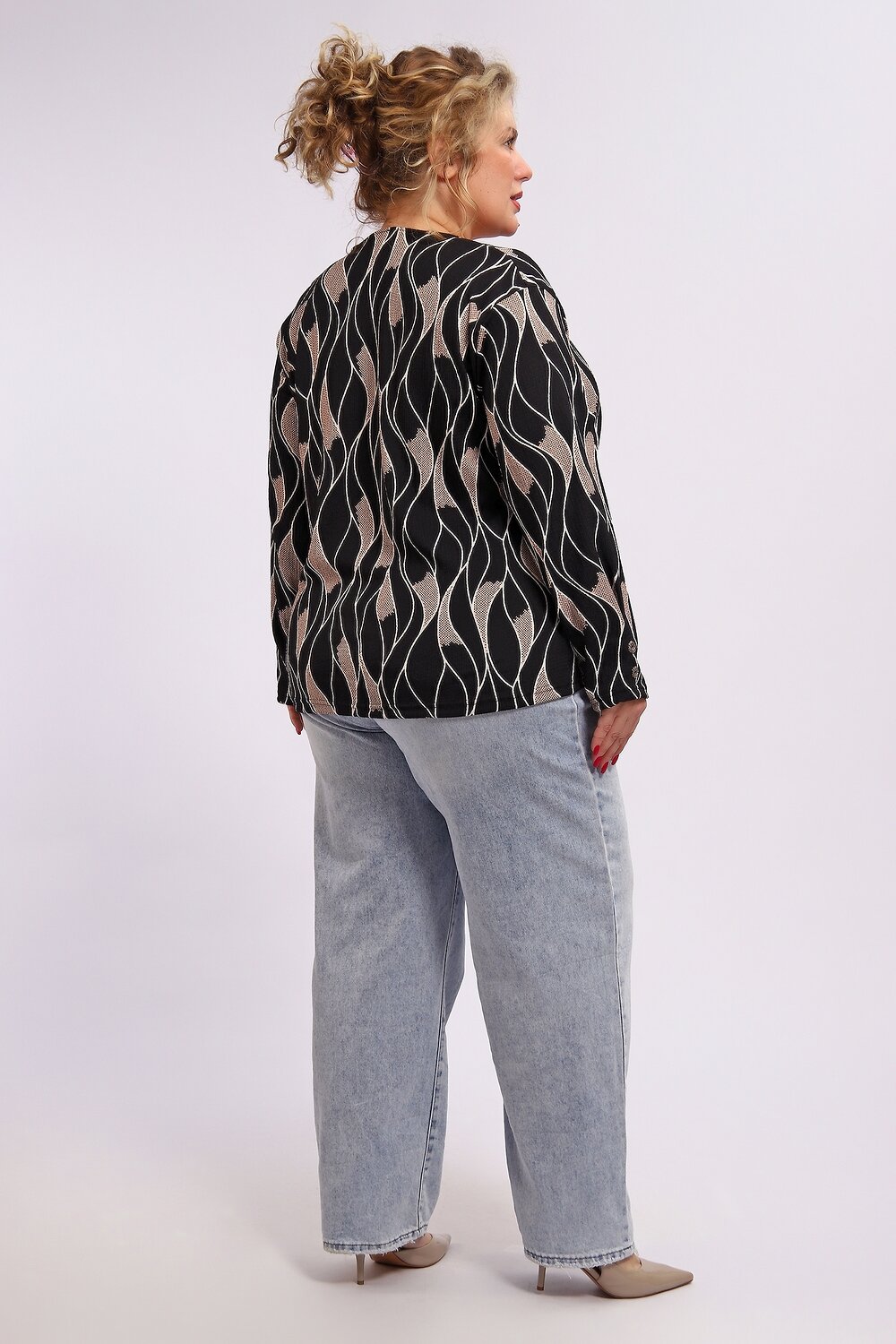 Натали Туника 577320 29021 черно-белый