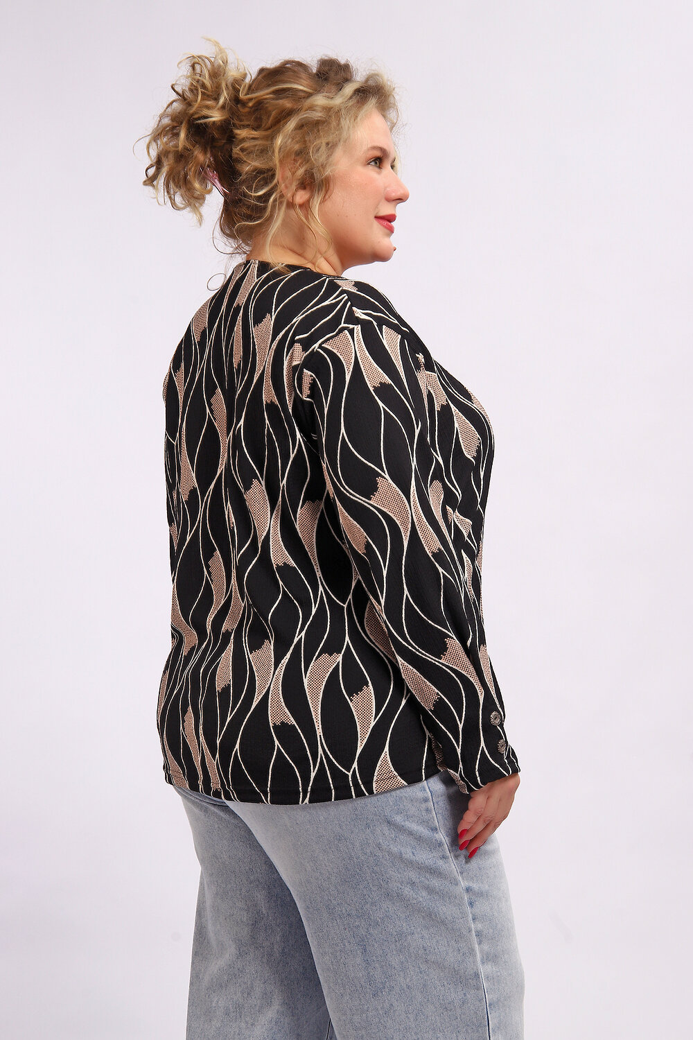 Натали Туника 577320 29021 черно-белый