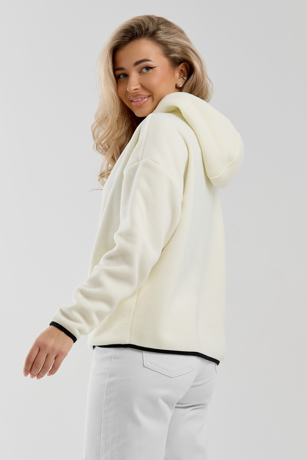 Натали Толстовка 577323 36991 молочный