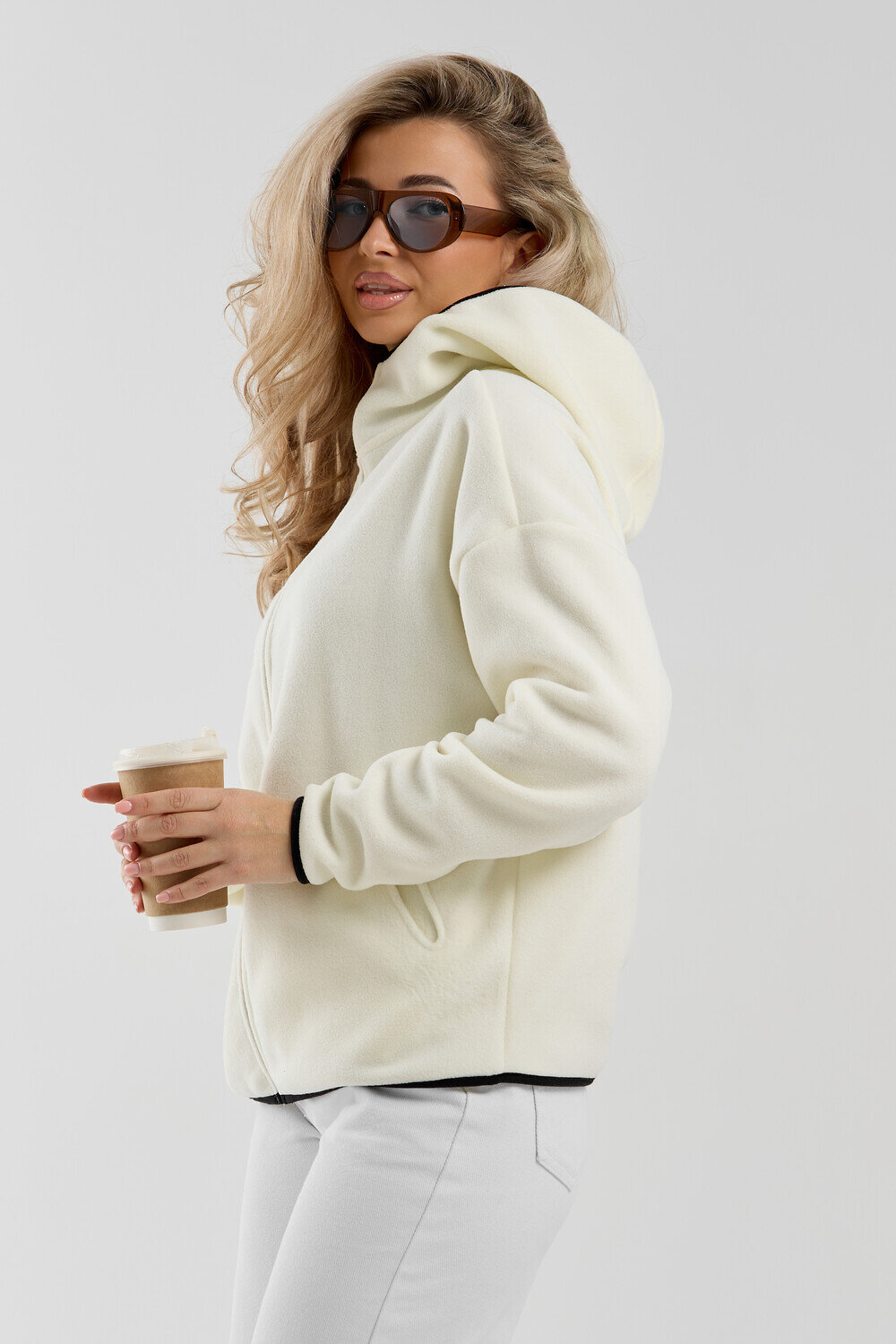 Натали Толстовка 577323 36991 молочный