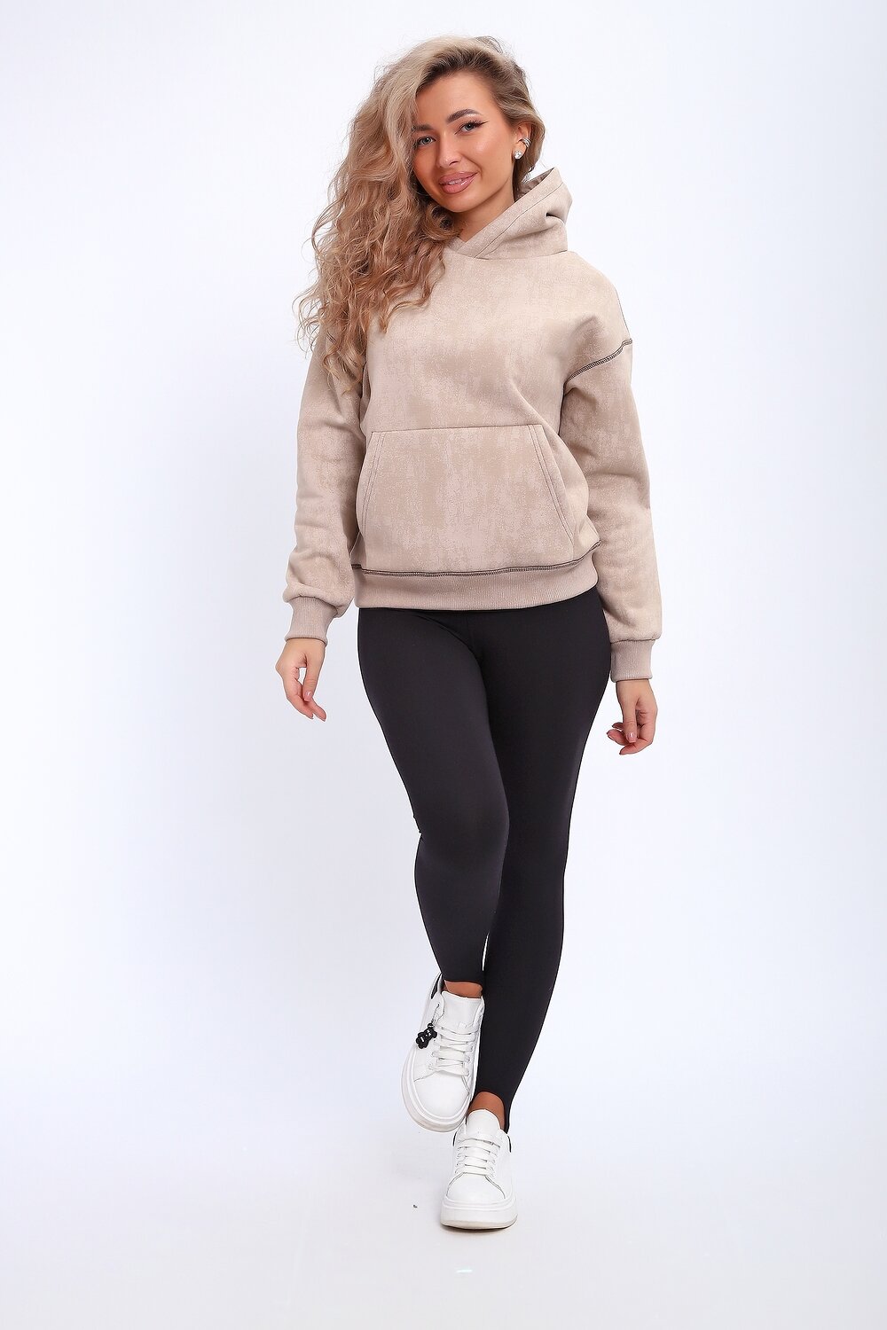 Натали Толстовка 577326 29019 кремовый