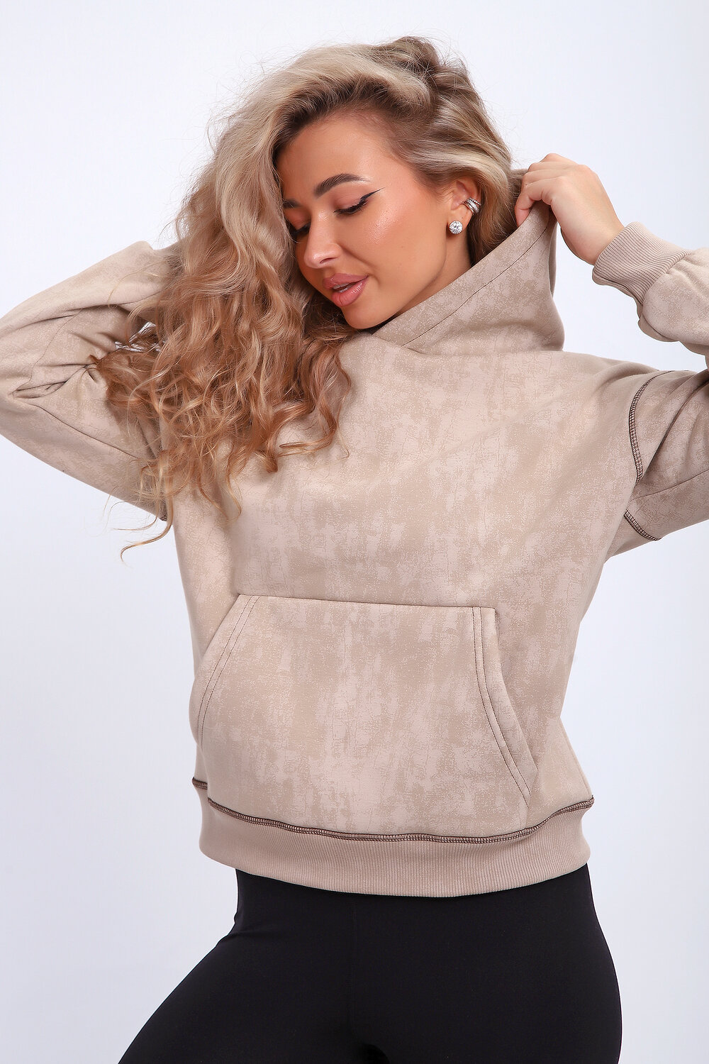 Натали Толстовка 577326 29019 кремовый