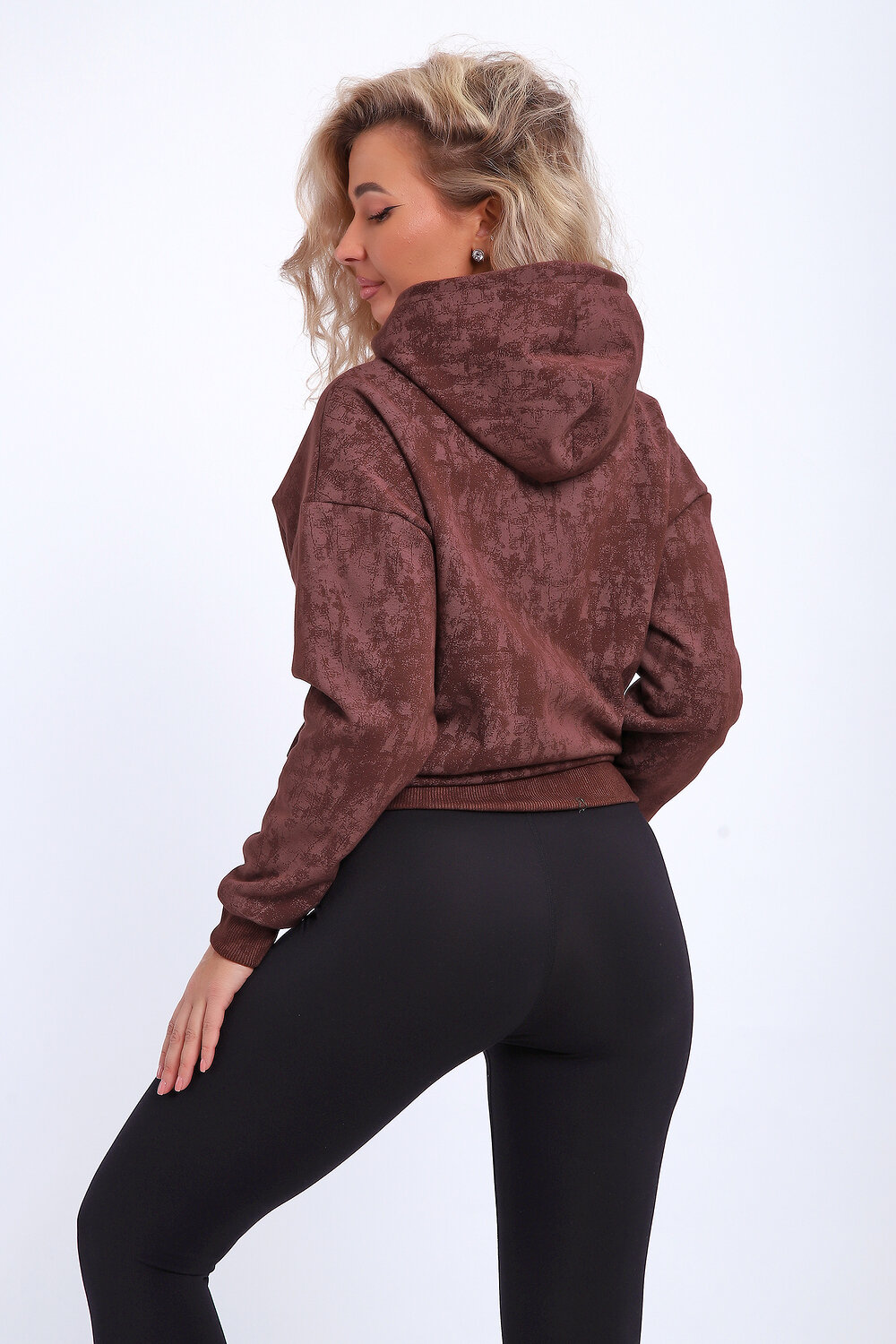 Натали Толстовка 577327 29019 коричневый