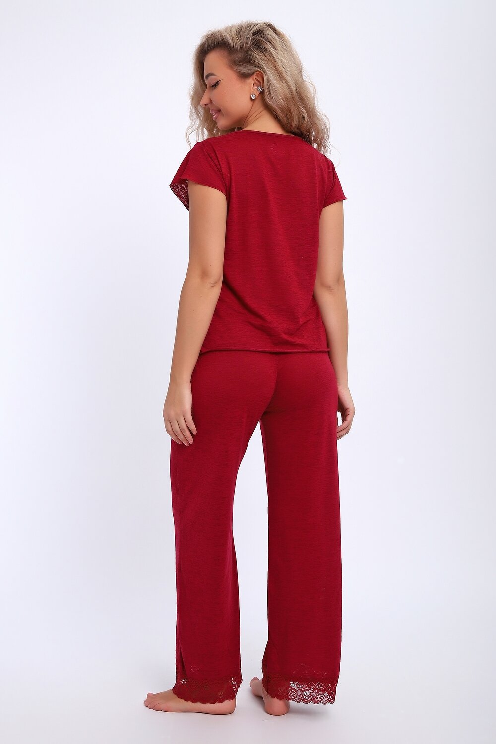 Натали Пижама 577328 29018 бордовый