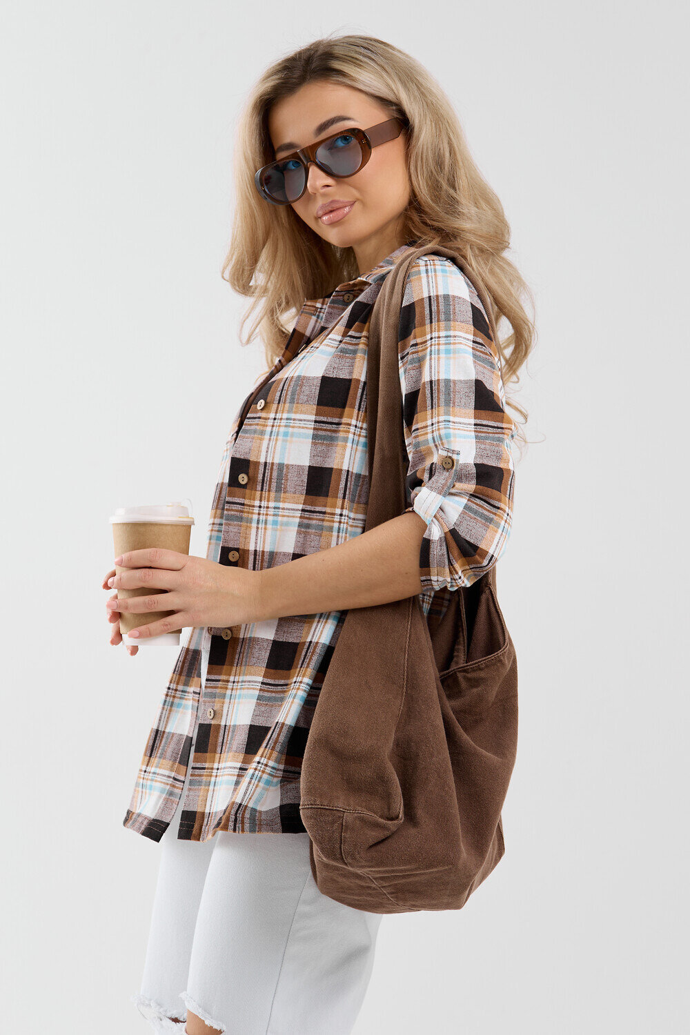 Натали Рубашка 577331 36988 коричневый