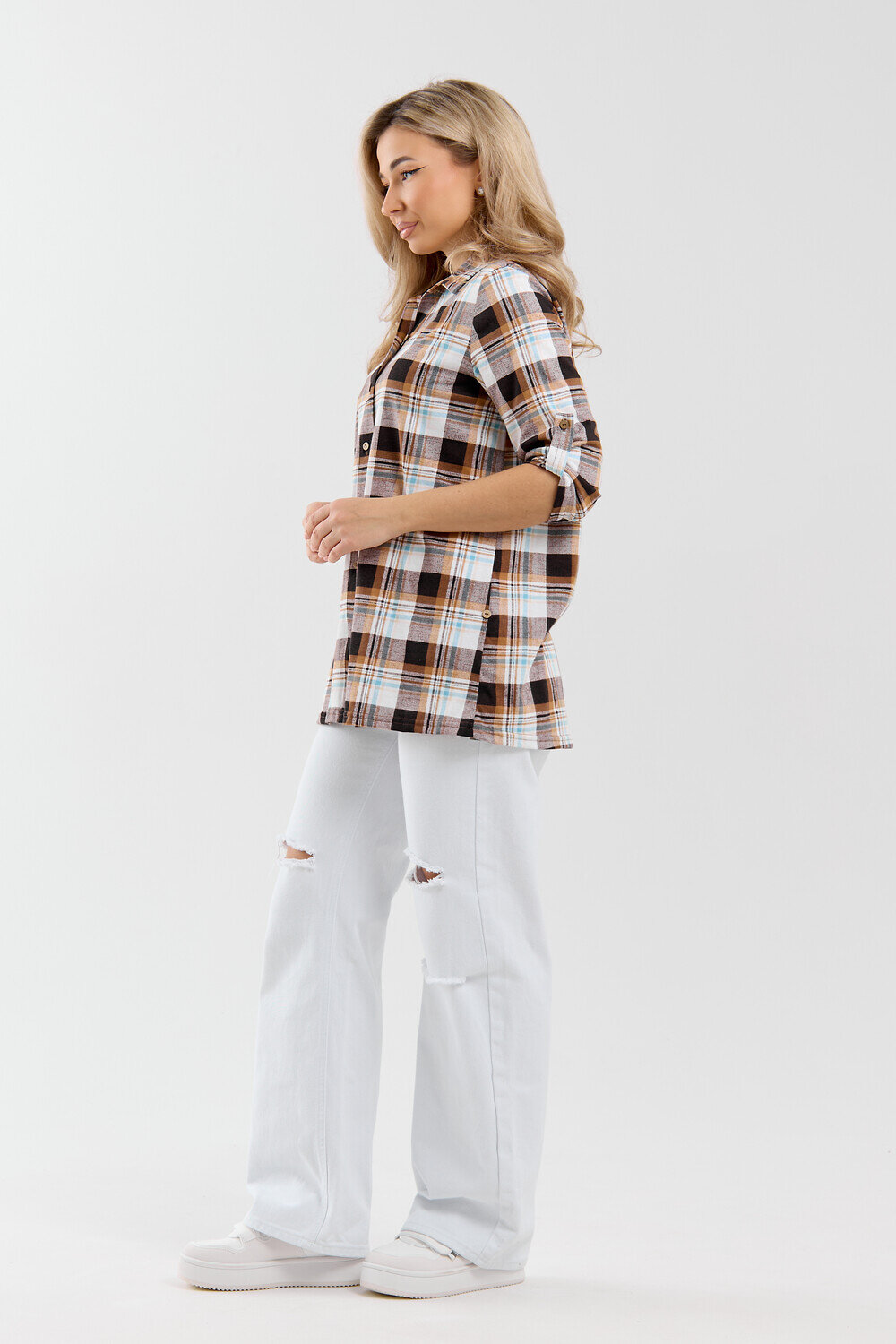 Натали Рубашка 577331 36988 коричневый