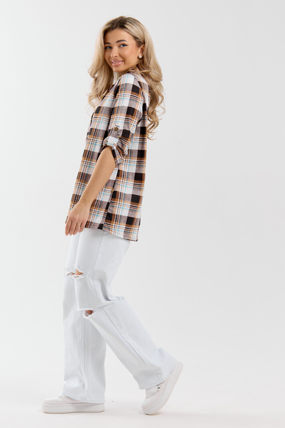 Натали Рубашка 577331 36988 коричневый