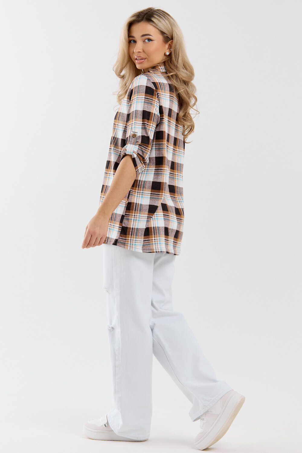 Натали Рубашка 577331 36988 коричневый