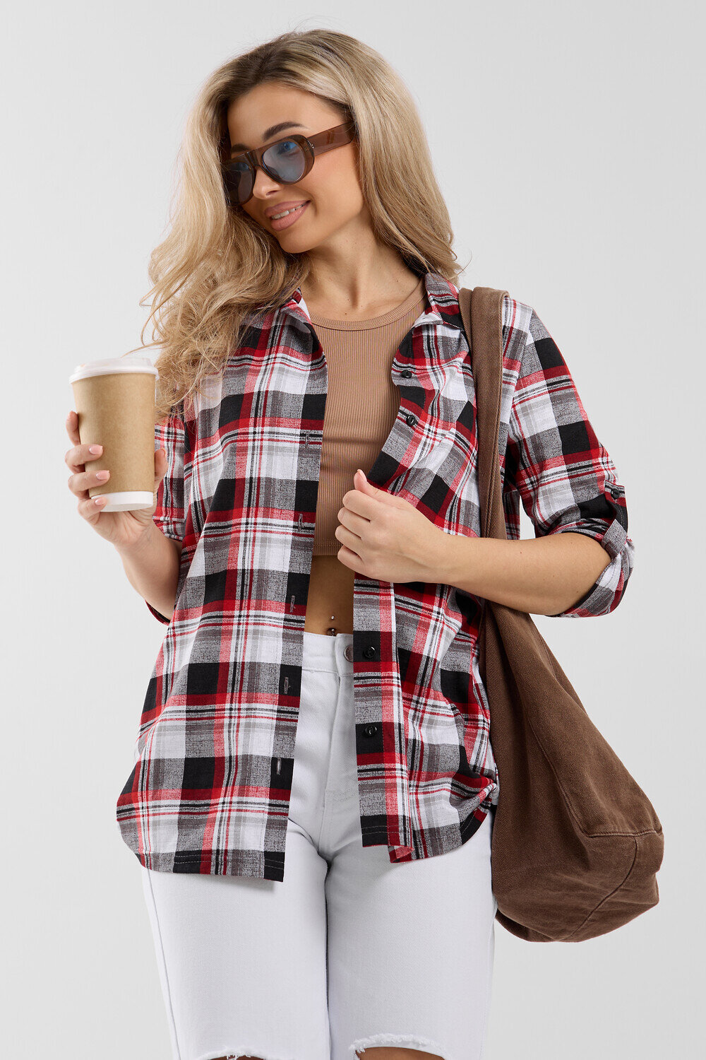 Натали Рубашка 577332 36988 красный