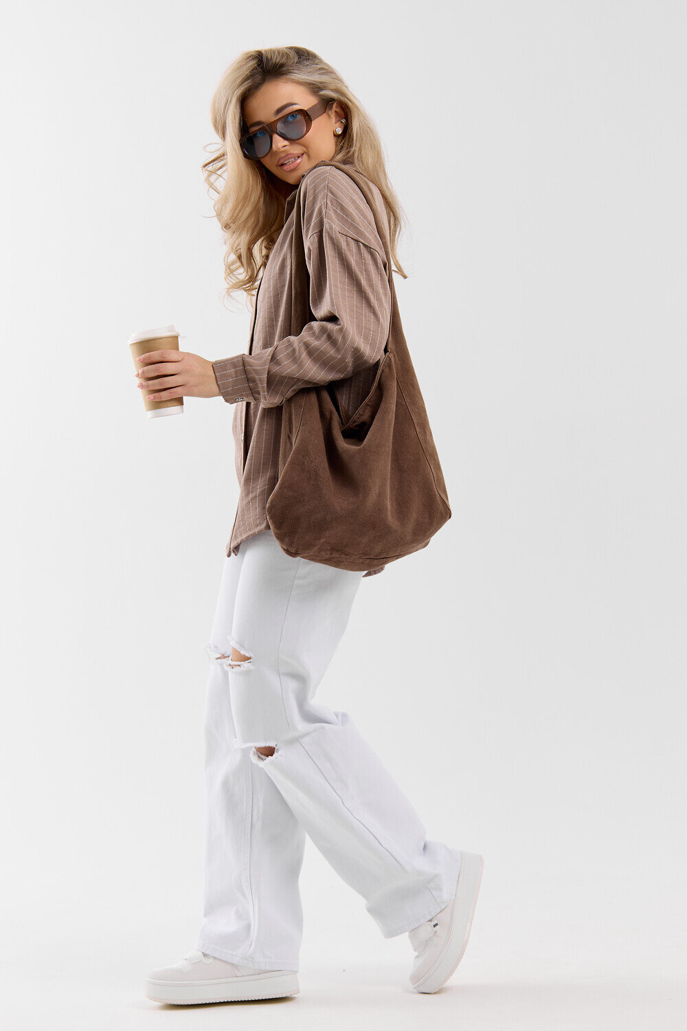 Натали Рубашка 577337 36987 коричневый