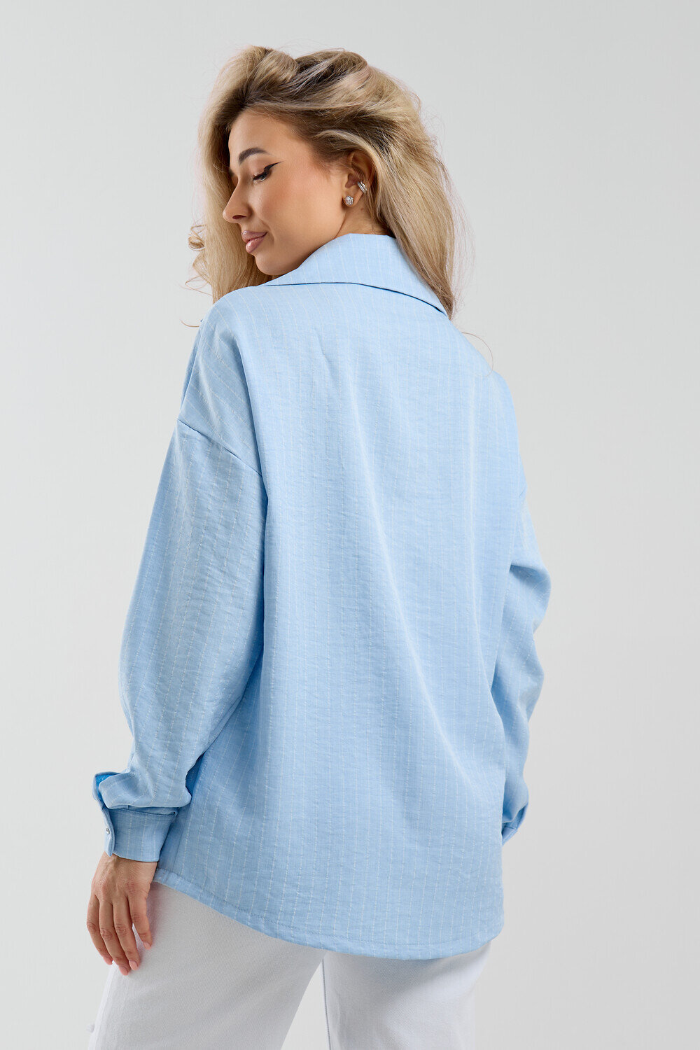 Натали Рубашка 577338 36987 голубой