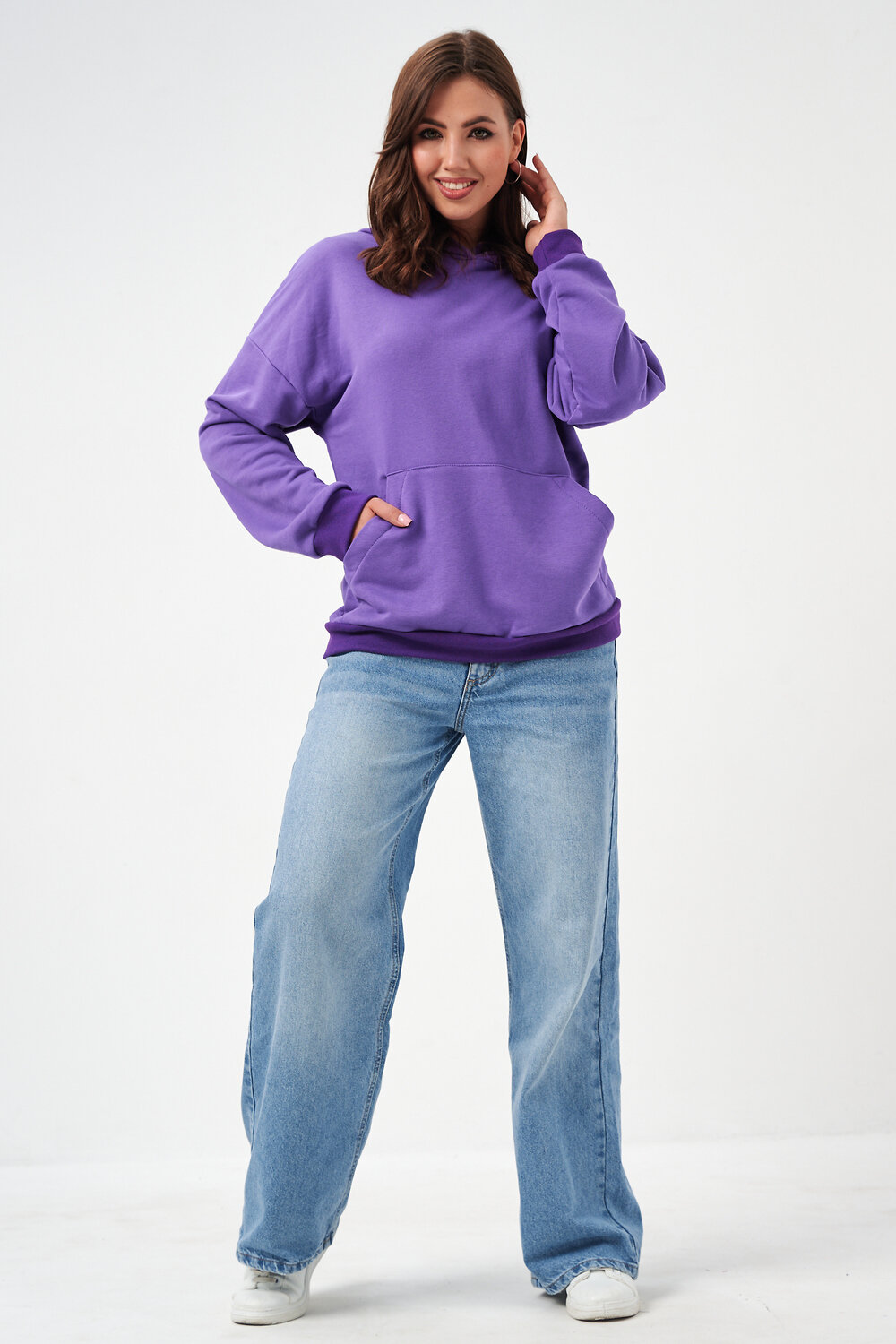 Натали Толстовка 577347 52717 сиреневый