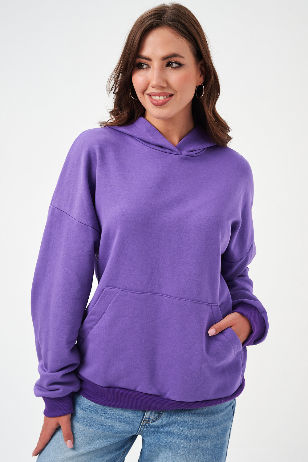 Натали Толстовка 577347 52717 сиреневый