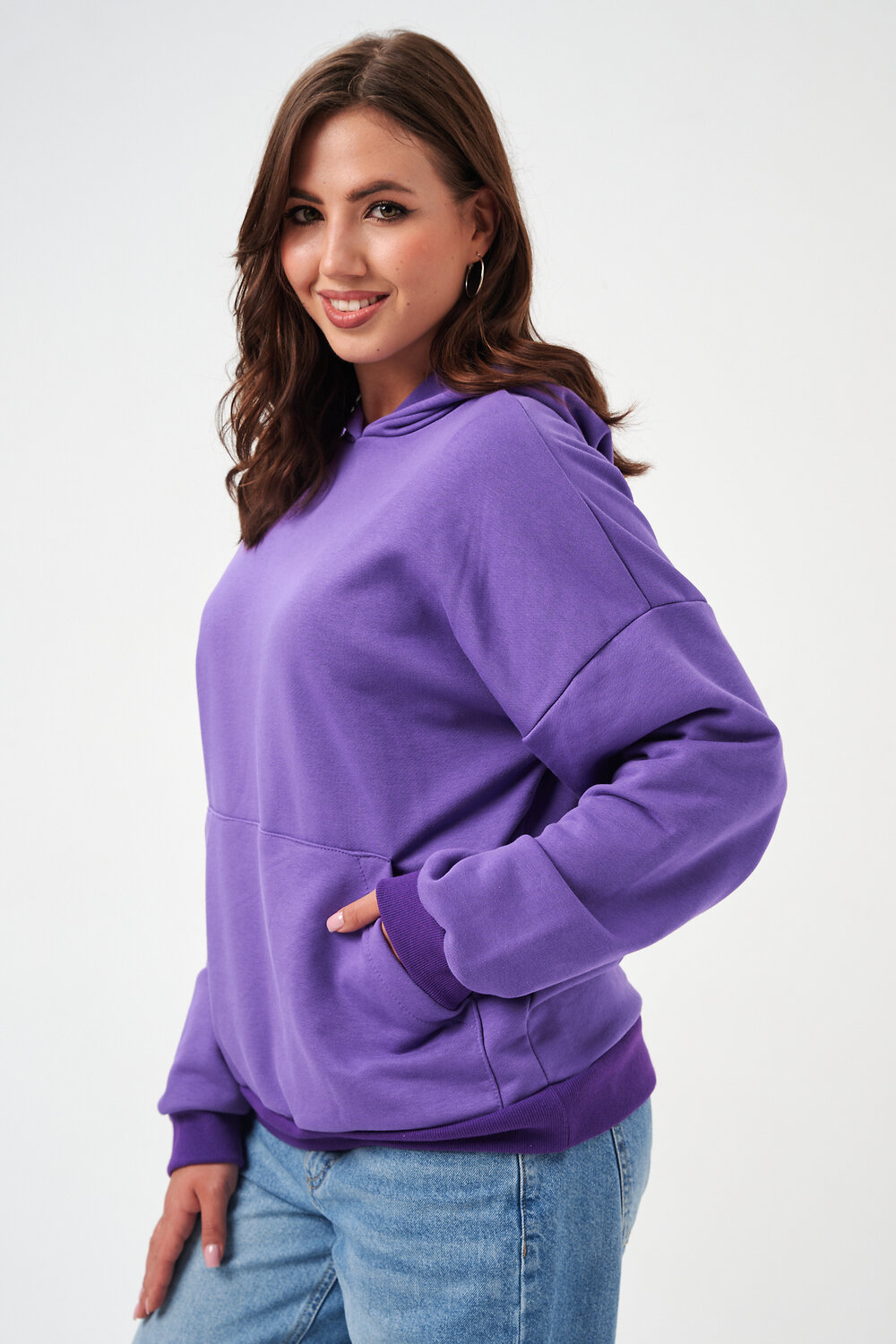 Натали Толстовка 577347 52717 сиреневый