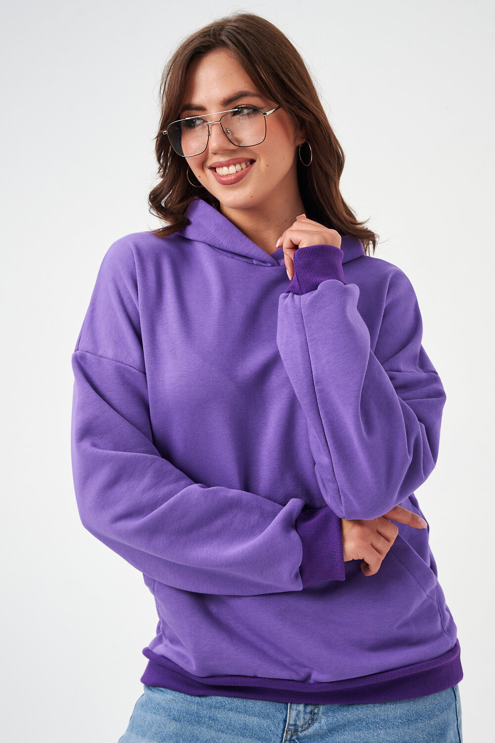 Натали Толстовка 577347 52717 сиреневый
