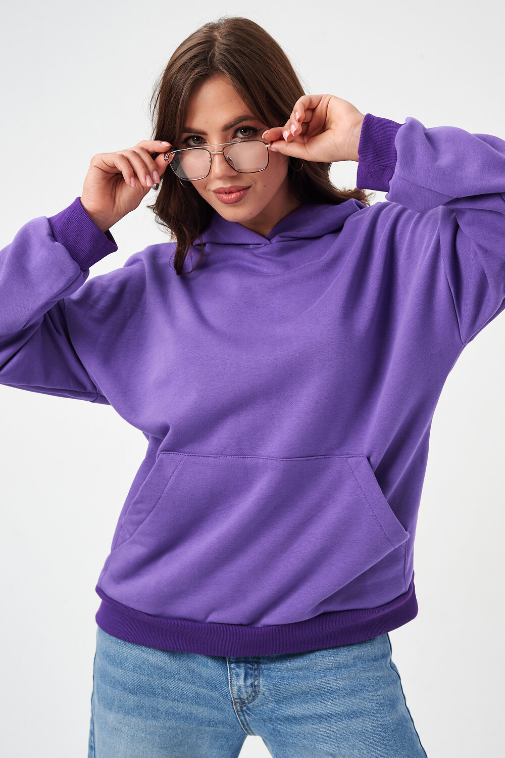 Натали Толстовка 577347 52717 сиреневый