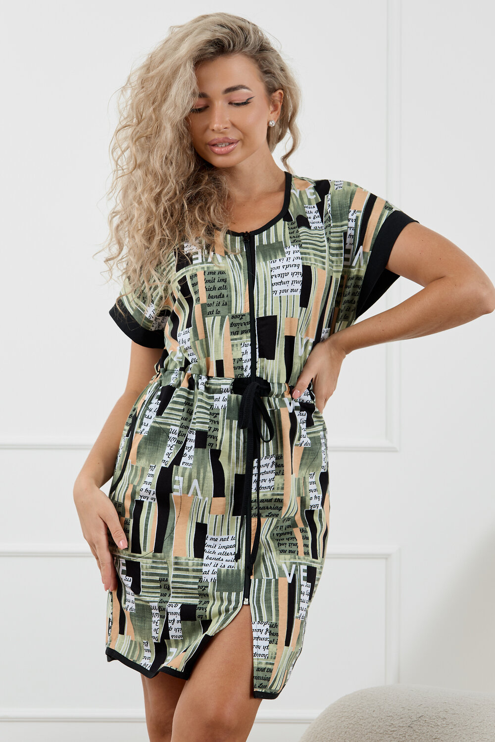 Натали Халат 577352 36984 зеленый