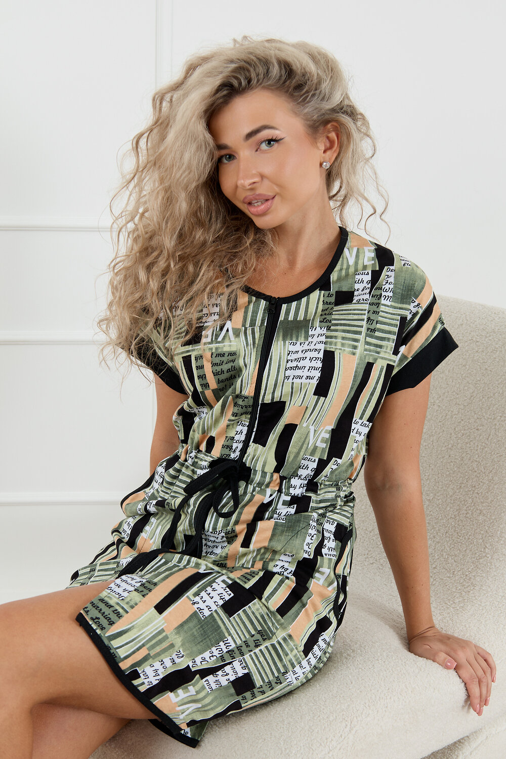 Натали Халат 577352 36984 зеленый