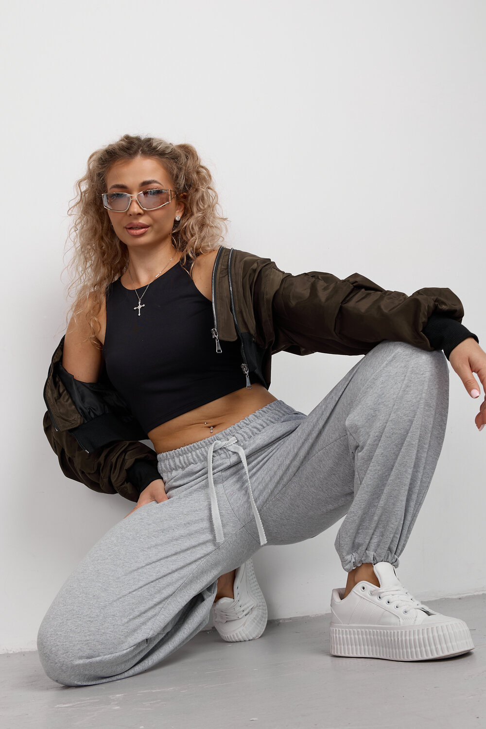 Натали Брюки 577374 36976 меланж