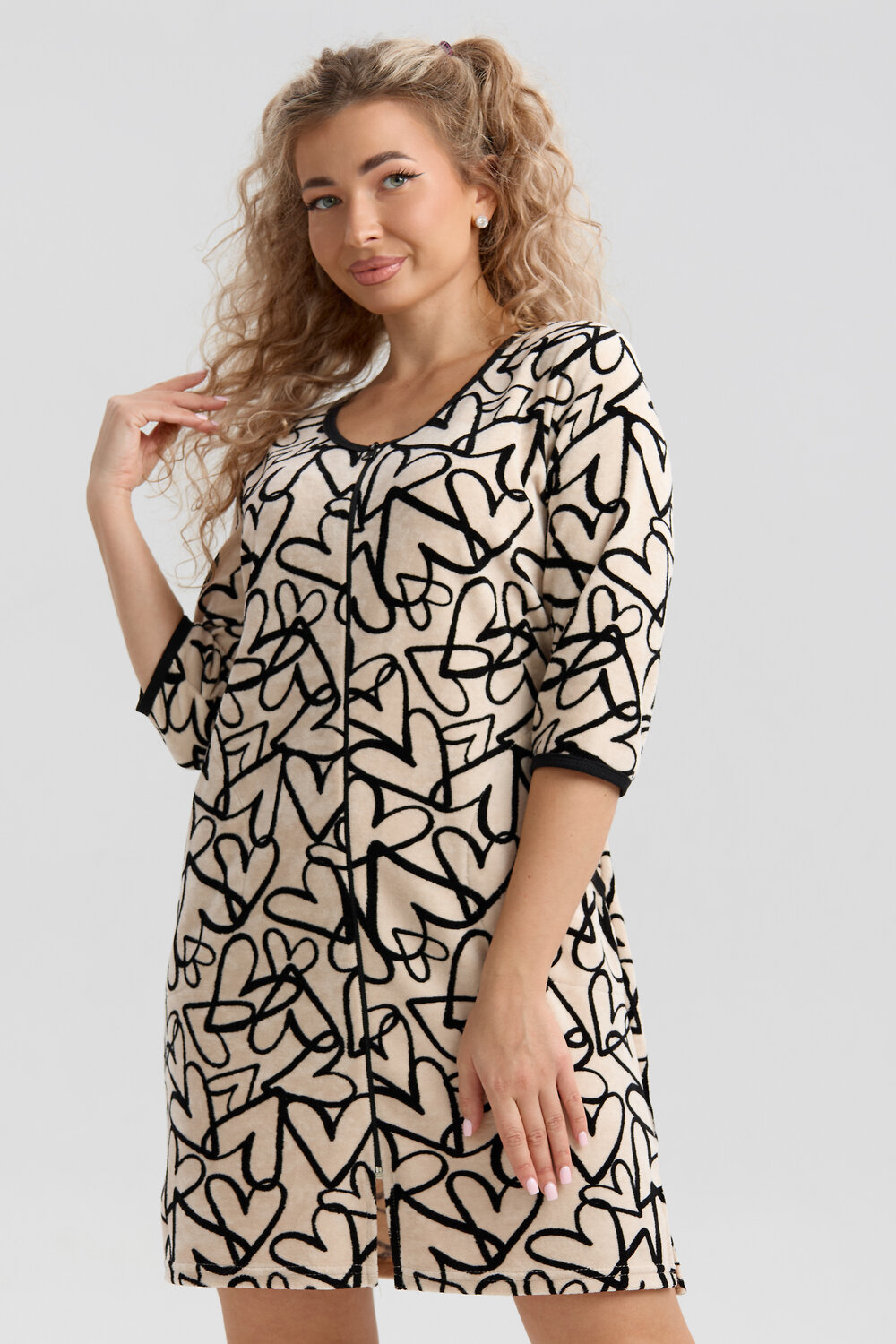 Натали Халат 577383 36973 молочный