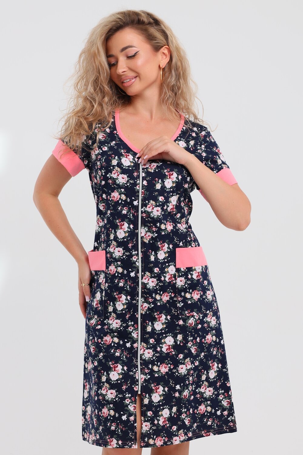 Натали Халат 577396 36965 темно-синий