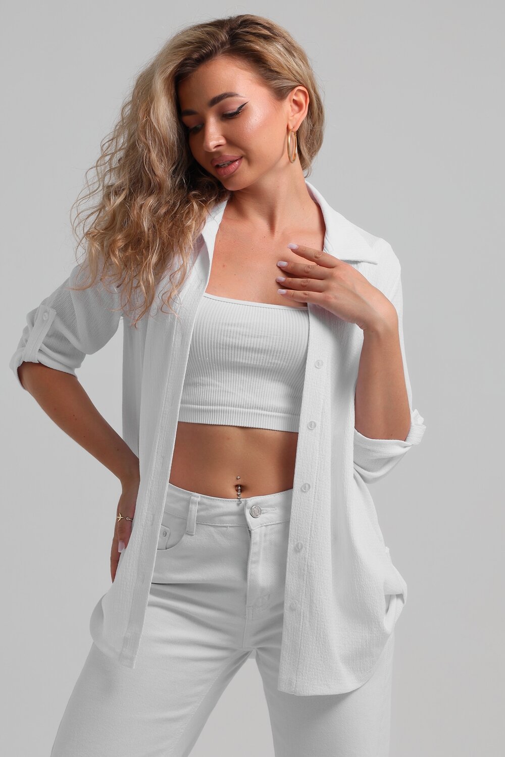 Натали Рубашка 577399 36963 белый