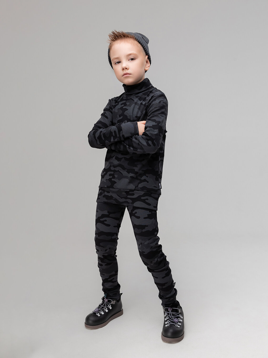 Bodo Костюм 577412 11-445МU темно-серый камуфляж