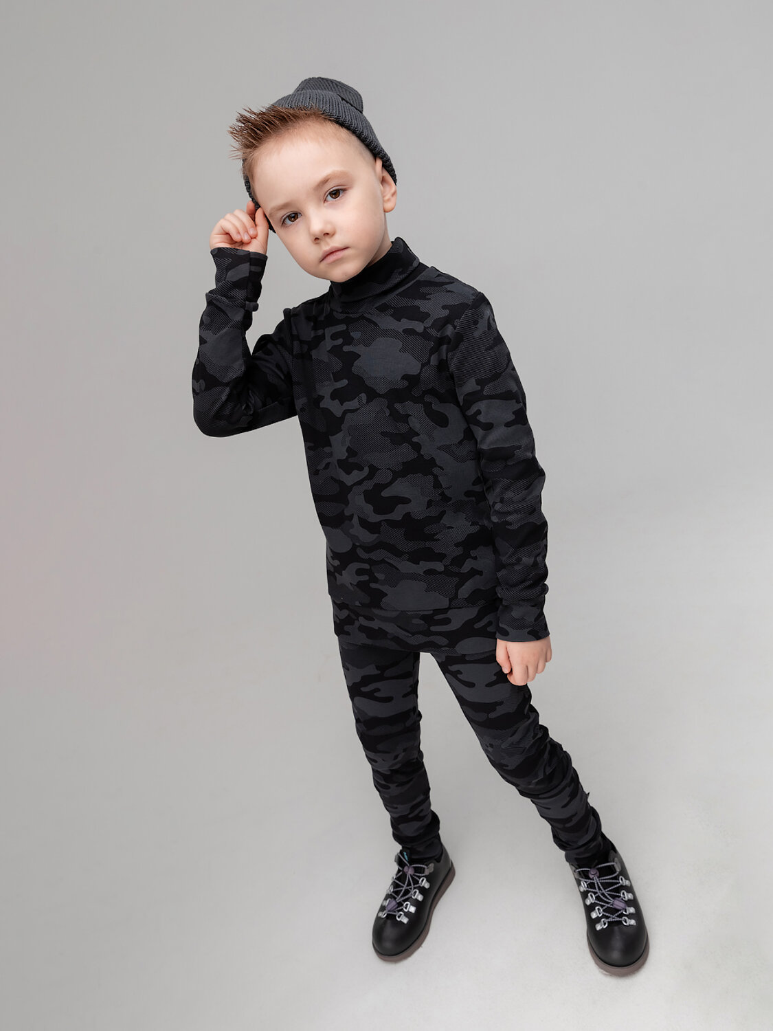 Bodo Костюм 577412 11-445МU темно-серый камуфляж