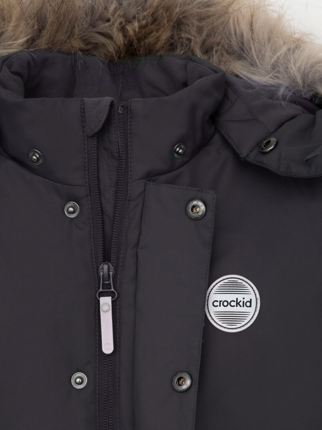 CROCKID Куртка 577430 ВК 36106/3 ГР (128-158) темно-серый