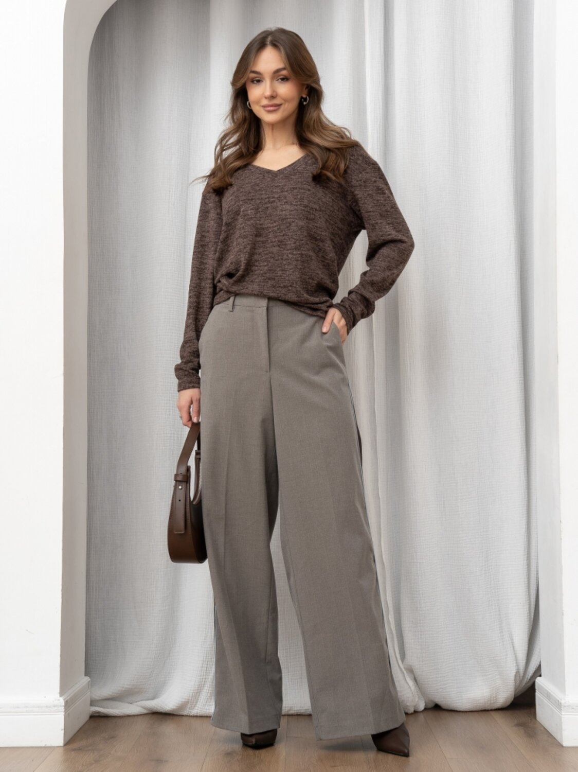 Binita Джемпер 577433 1228-6 коричневый