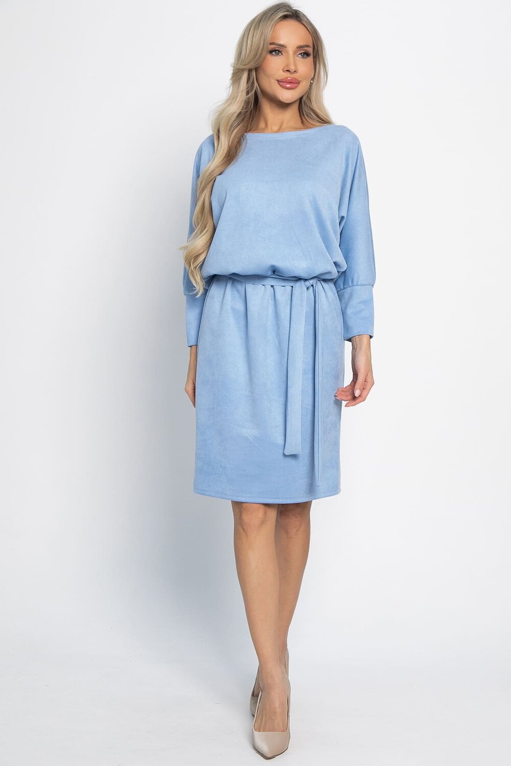 LT Collection Платье 577436 П15094-19М голубой