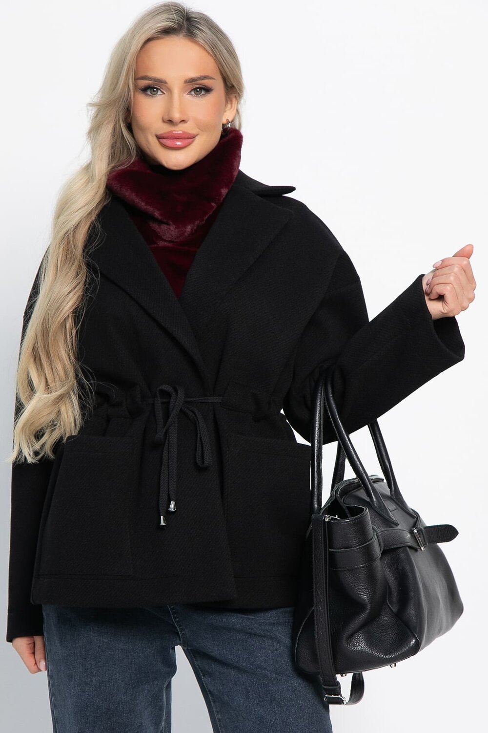 LT Collection Пальто 577439 Б15084-7М черный