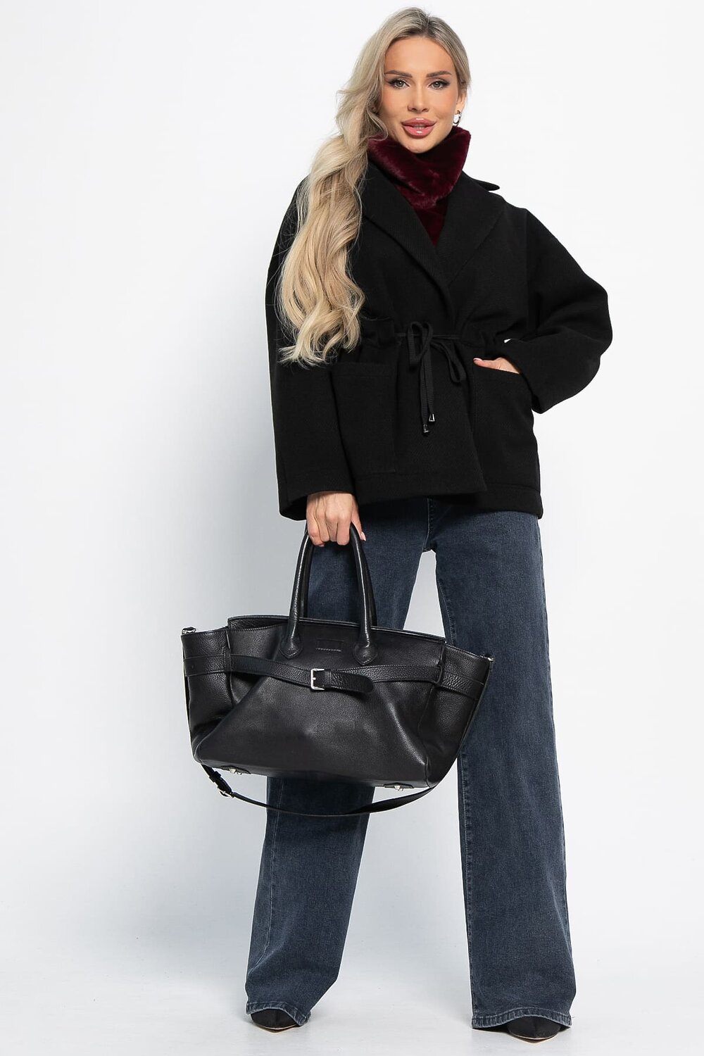 LT Collection Пальто 577439 Б15084-7М черный