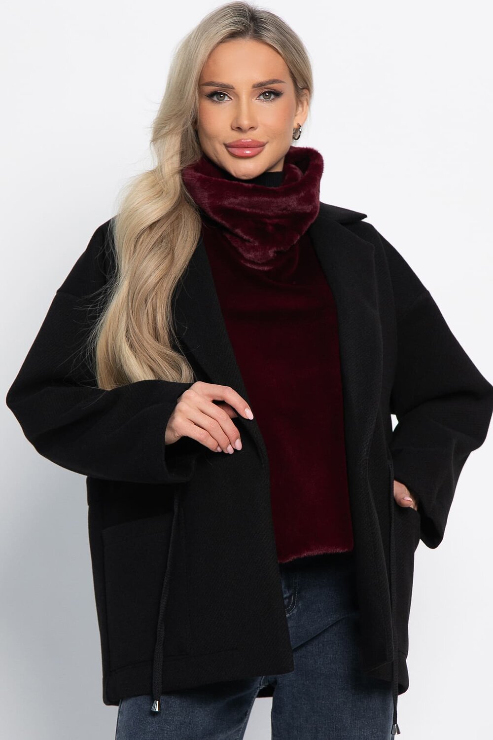 LT Collection Пальто 577439 Б15084-7М черный