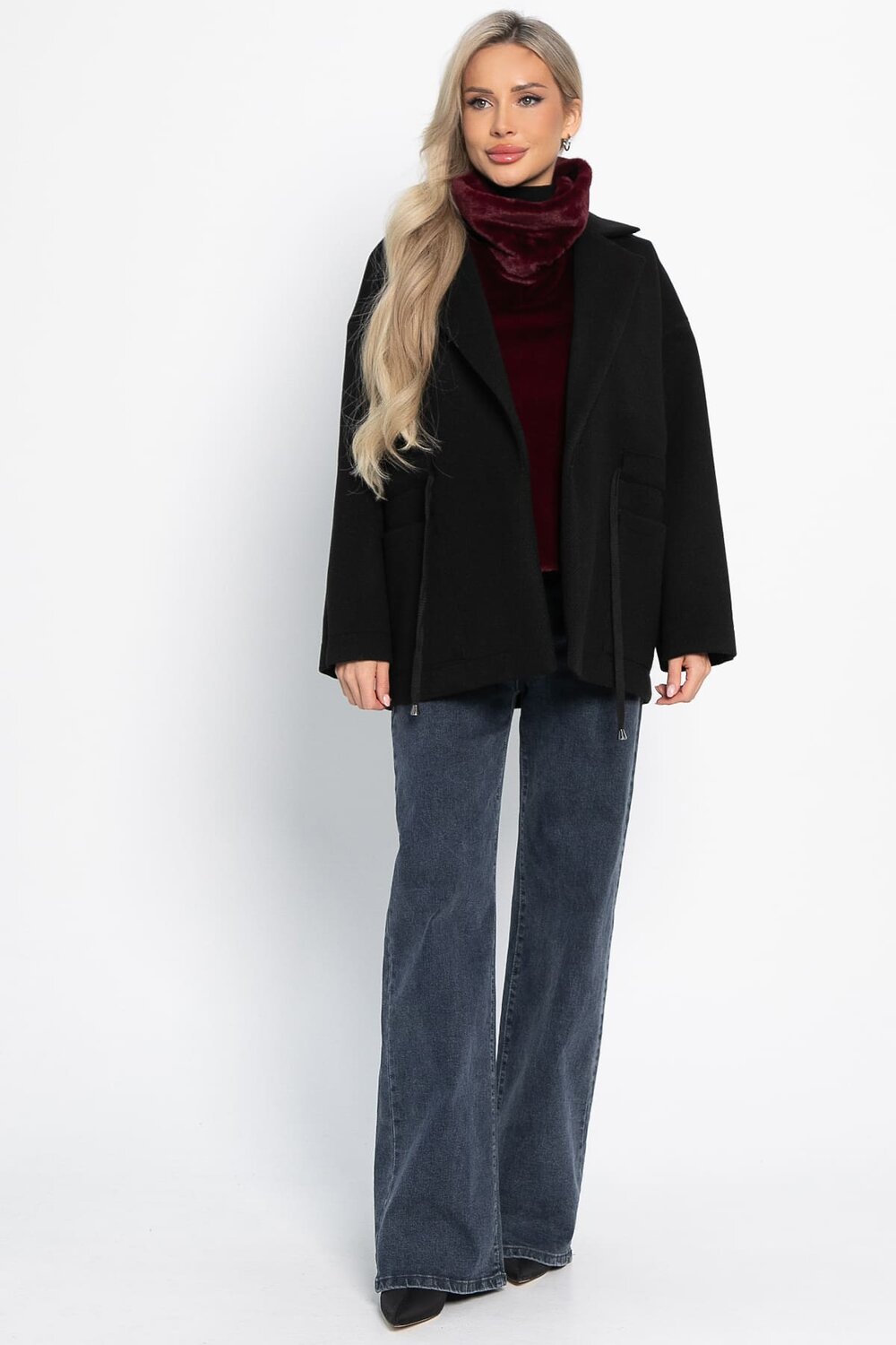 LT Collection Пальто 577439 Б15084-7М черный