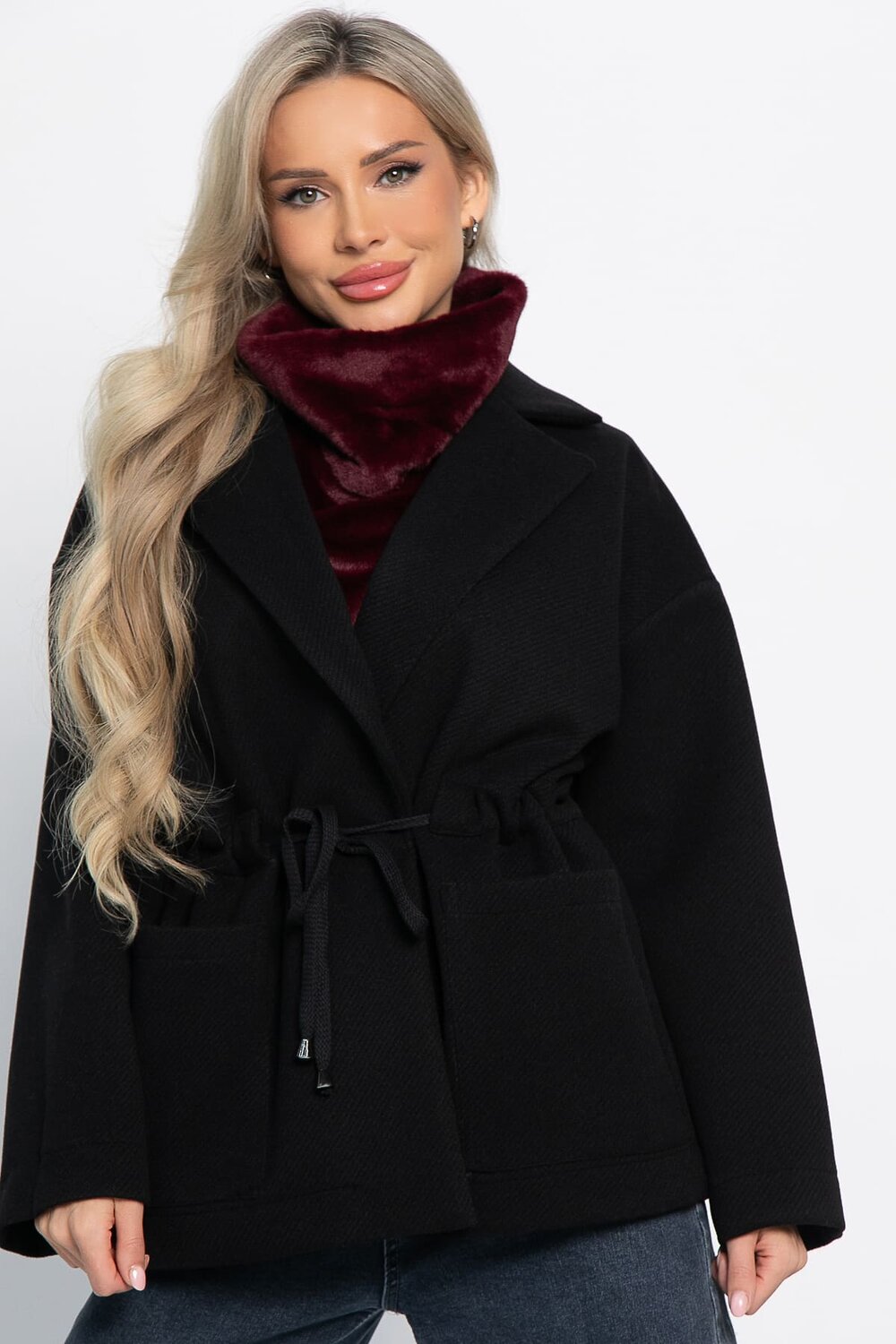 LT Collection Пальто 577439 Б15084-7М черный