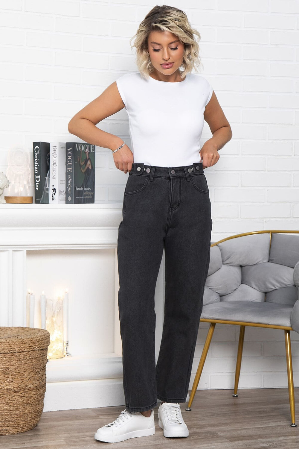 LT Collection Джинсы 577444 Б15064-13М серый