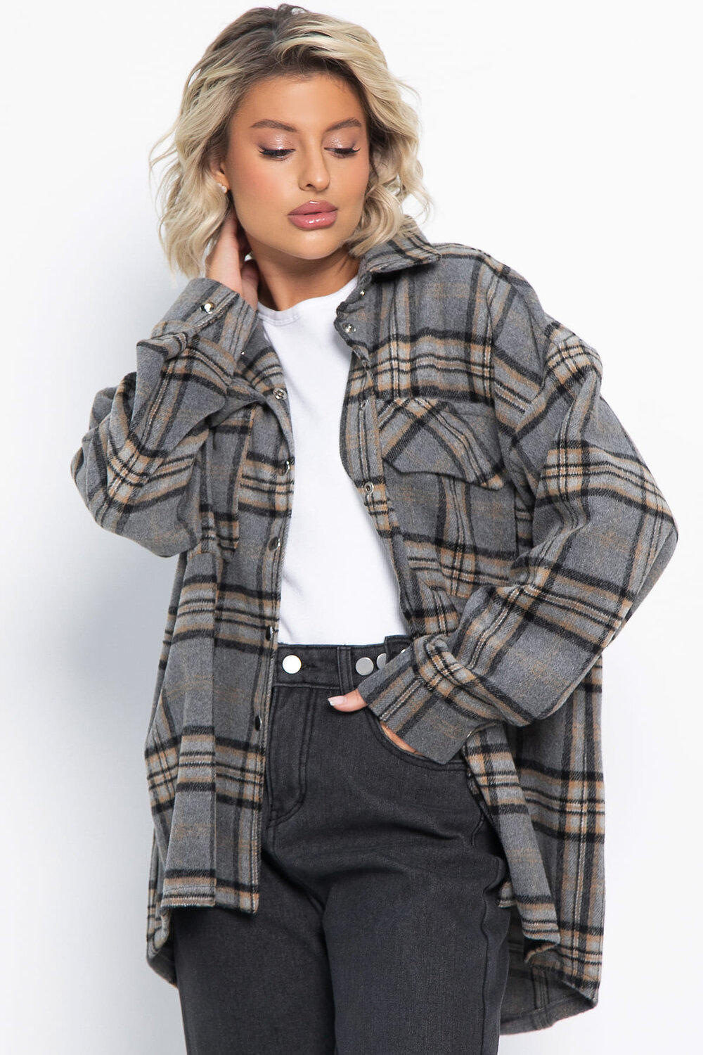 LT Collection Рубашка 577446 Б15041-5М серый