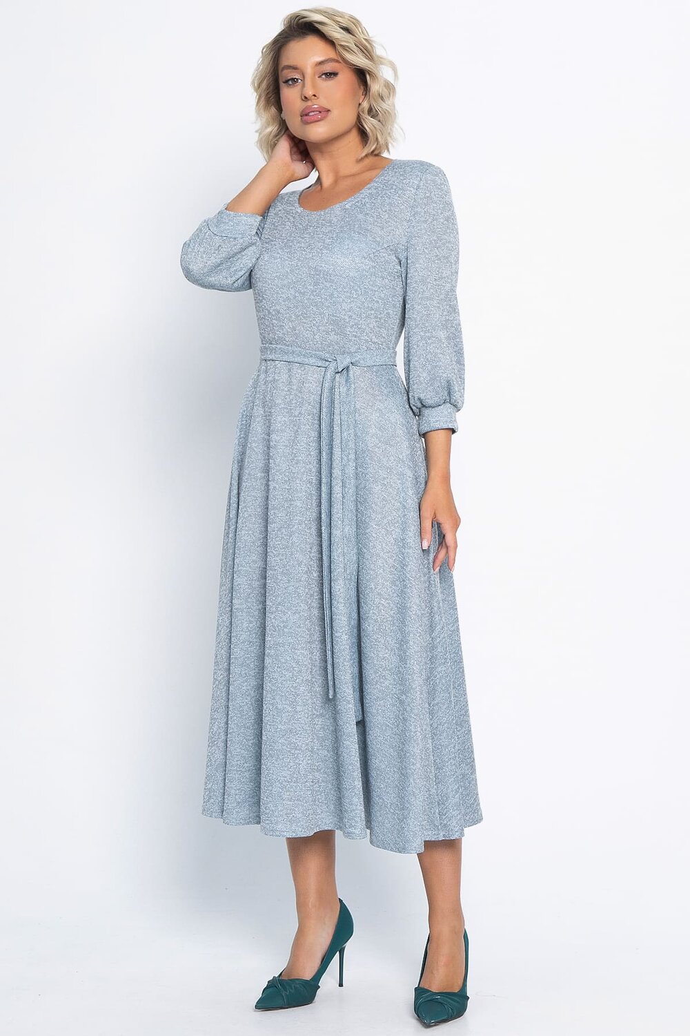 LT Collection Платье 577448 П15027-9М голубой
