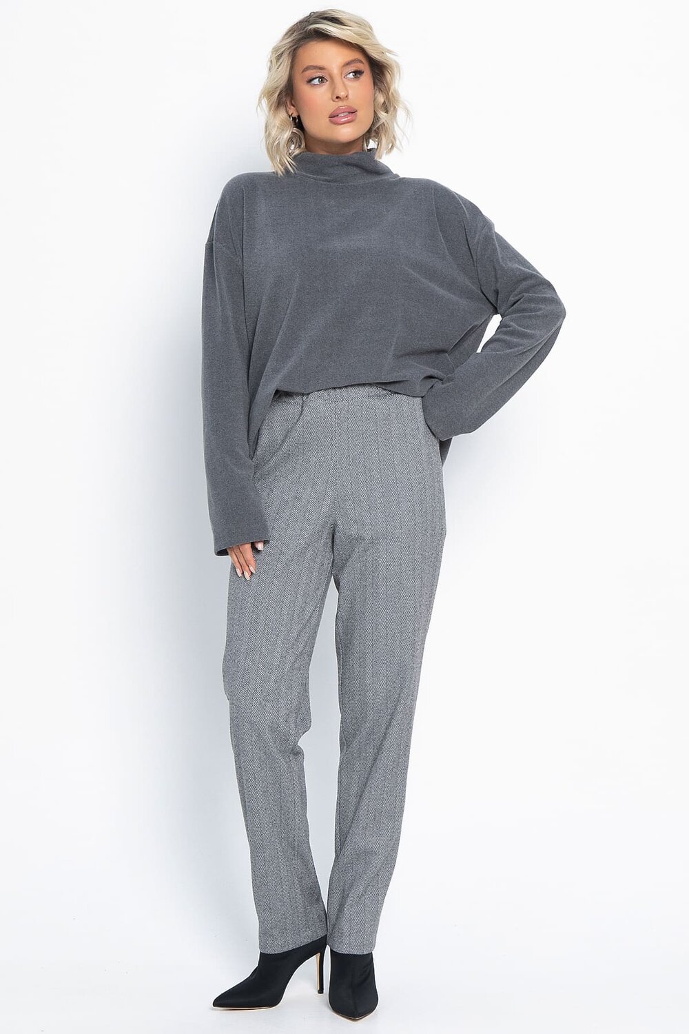 LT Collection Брюки 577450 Б15009-8М серый