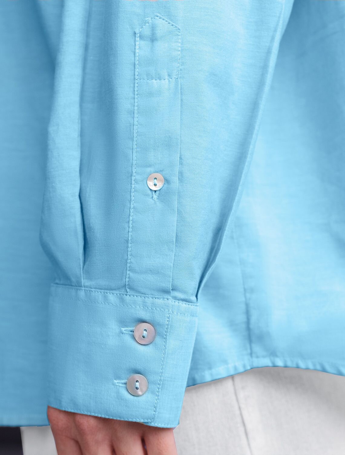 VILATTE Блузка 577455 D29.299 лазурно-голубой