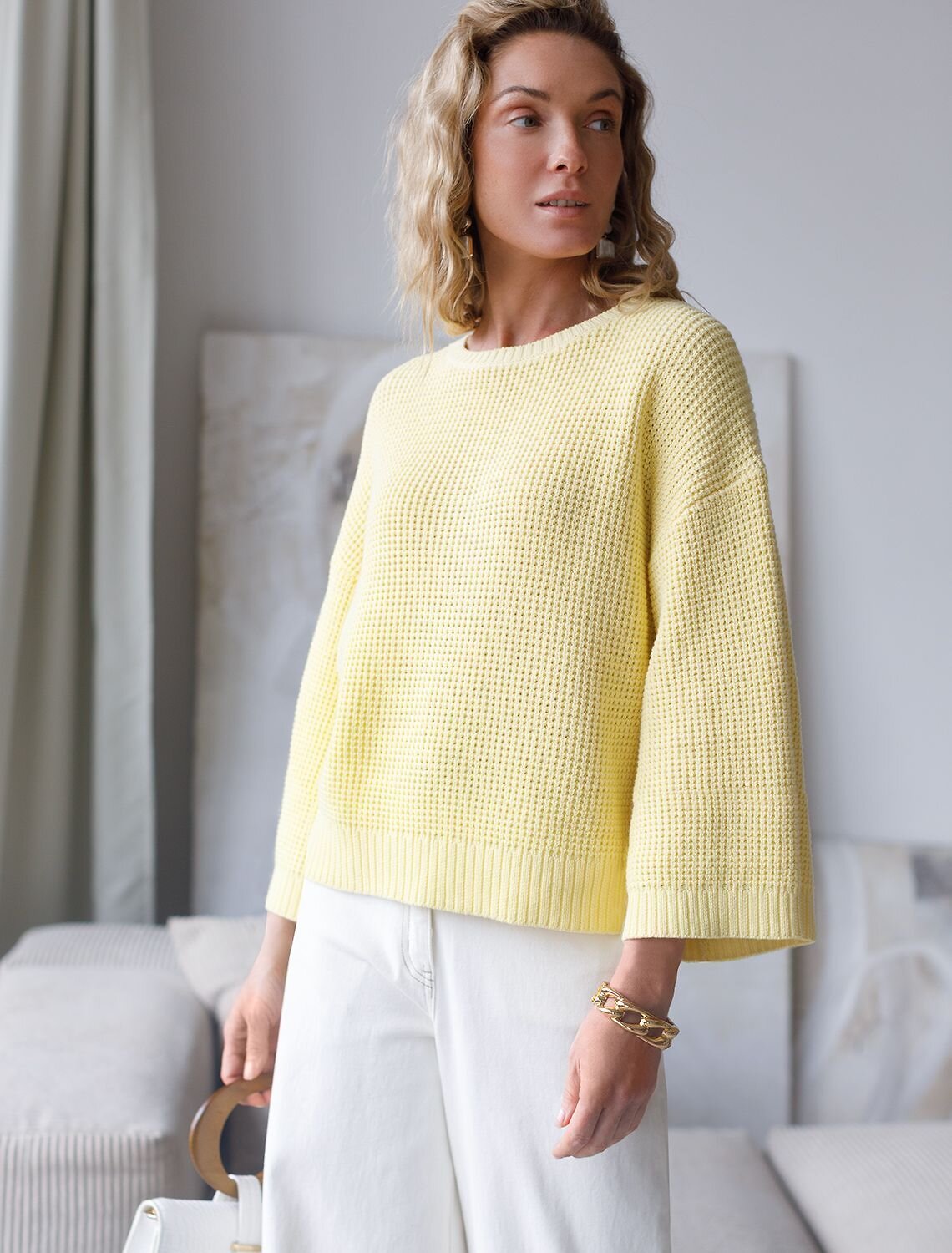 VILATTE Джемпер 577465 D39.379 сливочное масло