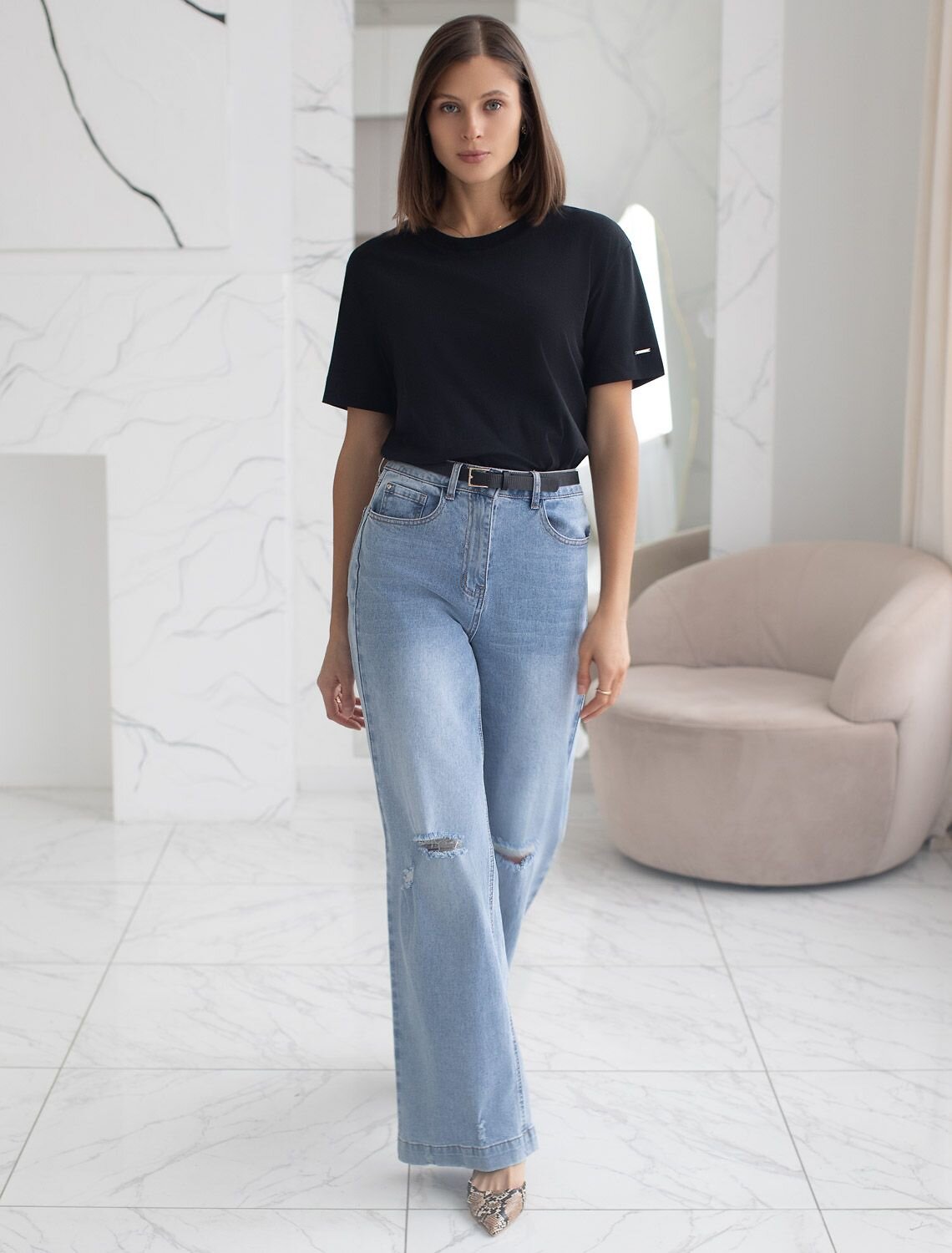 VILATTE Футболка 577470 D49.144 черный